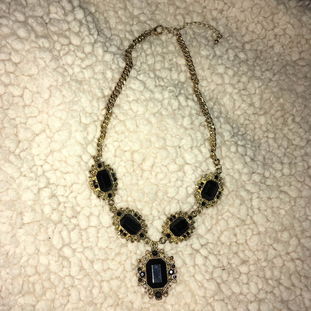 Black & gold Nordstrom necklace